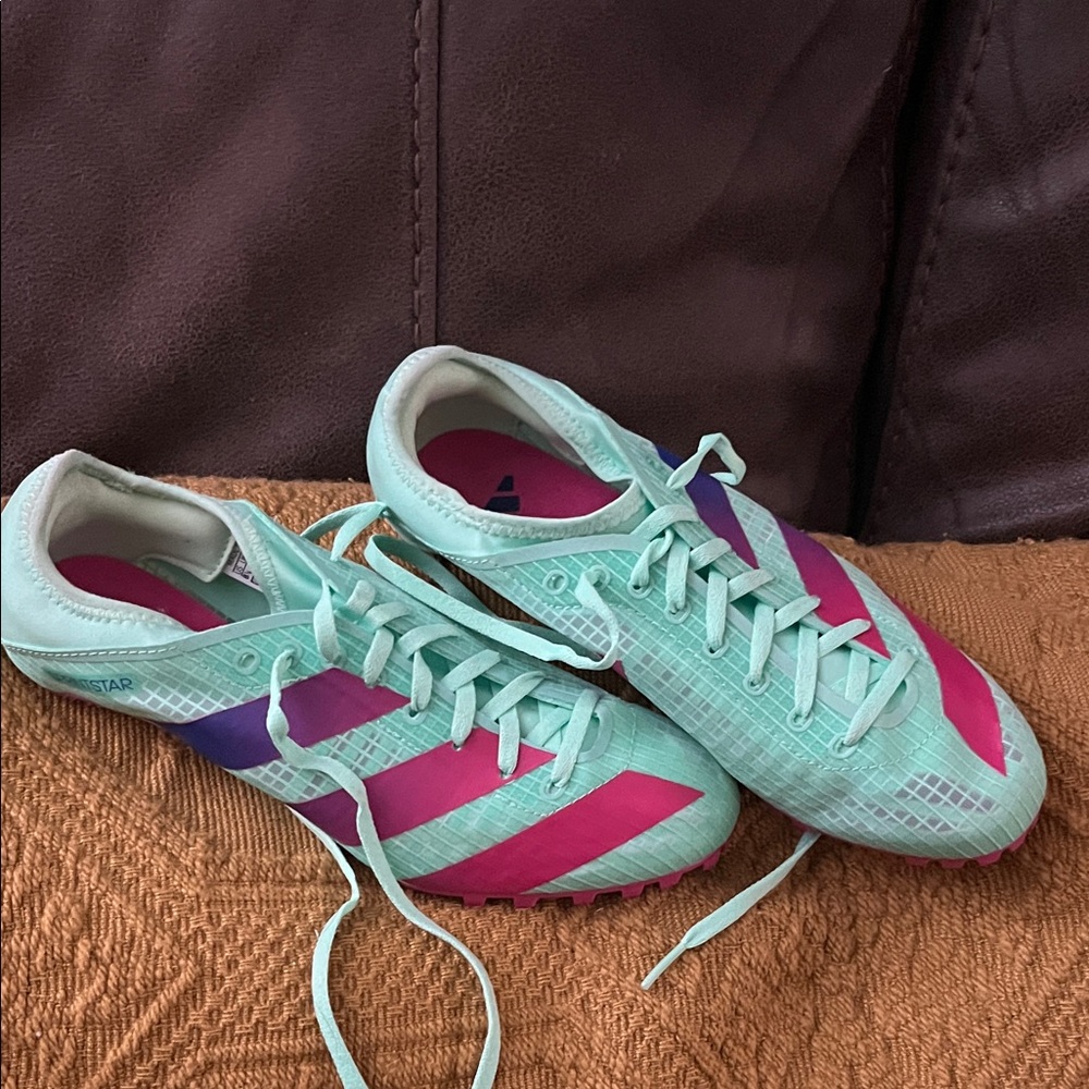 Adidas Women's Mint and Pink Athletic Shoes